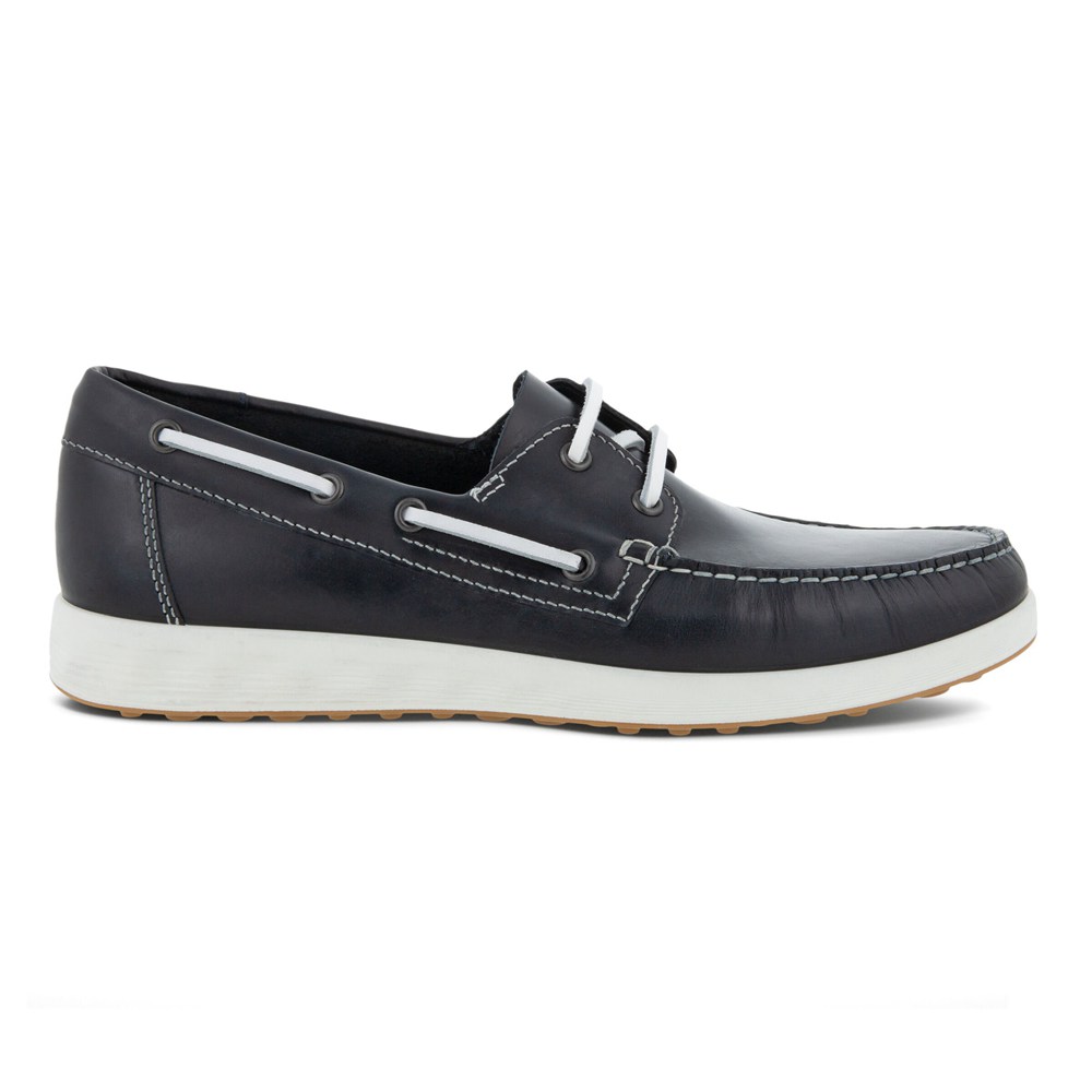 ECCO Mens Moccasins Navy - S Lite Moc - HXY-751806